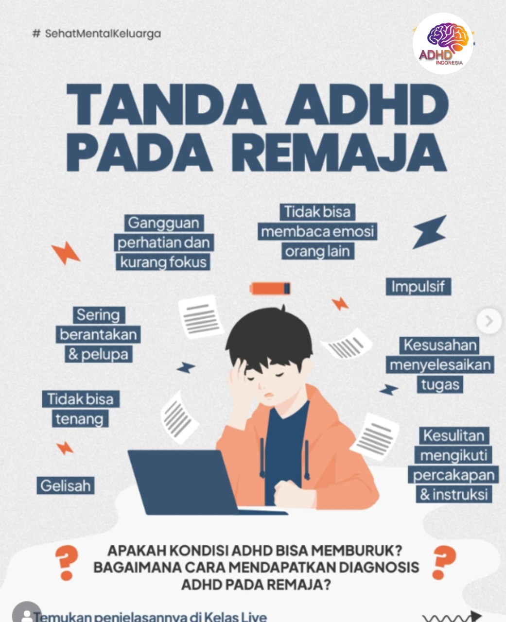 Screening ADHD Non-Diagnostik: Edukasi Awal bagi Orang Tua di Kota Denpasar