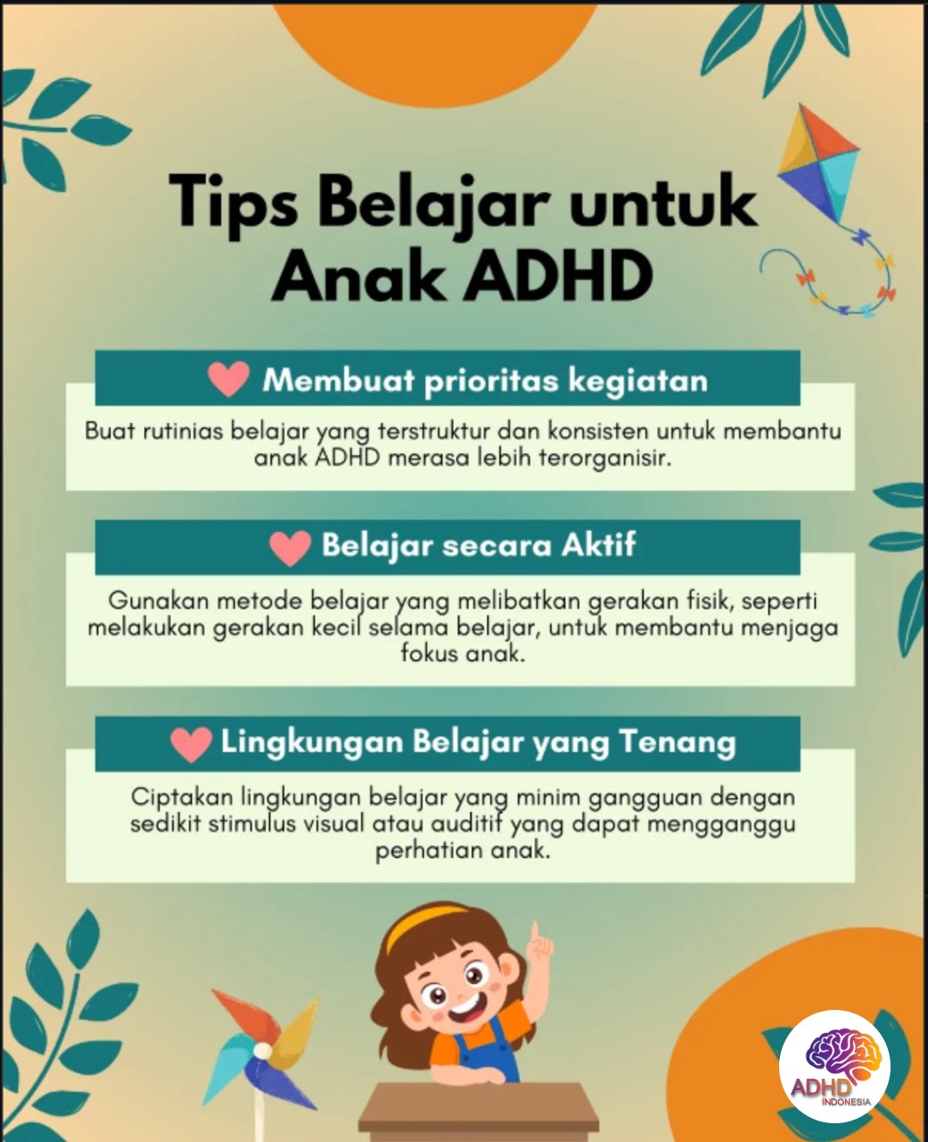 Strategi Belajar yang Cocok untuk Anak ADHD di Kota Denpasar